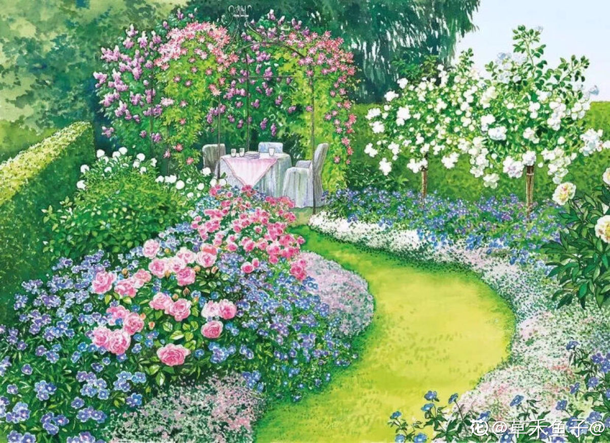 花园壁纸,梦幻花园,欧式花园壁纸_大山谷图库